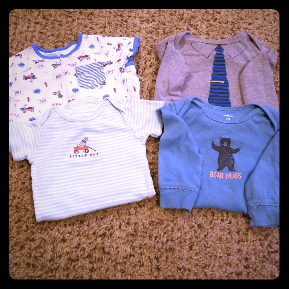 Three onesie  and one body suit